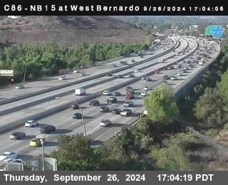 NB 15 at West Bernardo Dr./ Pomerdo