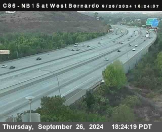 NB 15 at West Bernardo Dr./ Pomerdo