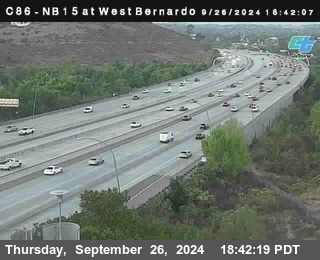 NB 15 at West Bernardo Dr./ Pomerdo