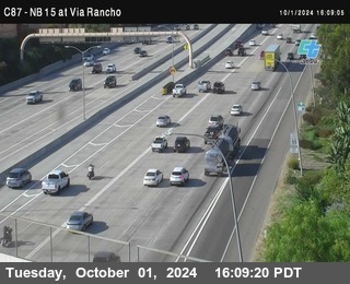 NB 15 & Via Rancho Pkwy