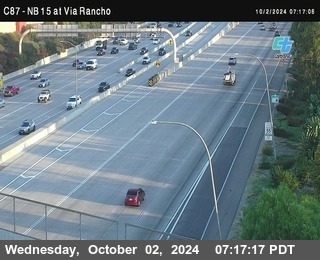 NB 15 & Via Rancho Pkwy