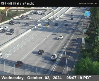 NB 15 & Via Rancho Pkwy