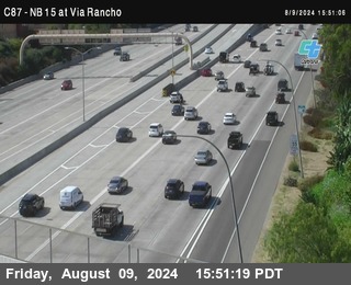 NB 15 & Via Rancho Pkwy