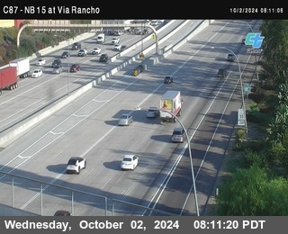 NB 15 & Via Rancho Pkwy