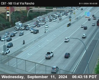 NB 15 & Via Rancho Pkwy