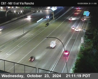 NB 15 & Via Rancho Pkwy