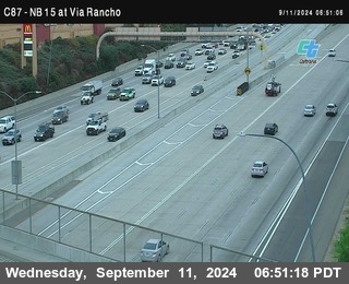 NB 15 & Via Rancho Pkwy