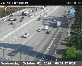 NB 15 & Via Rancho Pkwy