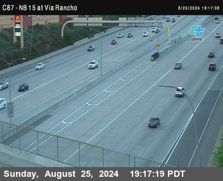 NB 15 & Via Rancho Pkwy