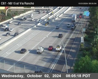 NB 15 & Via Rancho Pkwy