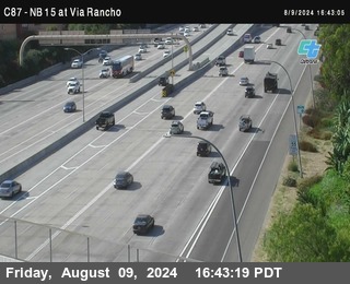 NB 15 & Via Rancho Pkwy