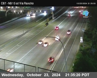 NB 15 & Via Rancho Pkwy