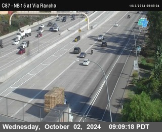 NB 15 & Via Rancho Pkwy