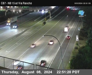 NB 15 & Via Rancho Pkwy