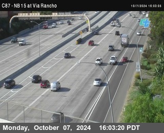 NB 15 & Via Rancho Pkwy