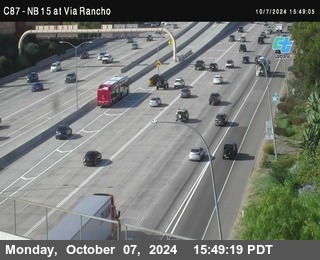 NB 15 & Via Rancho Pkwy