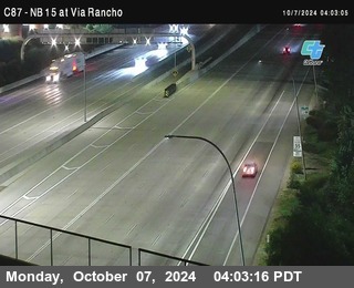 NB 15 & Via Rancho Pkwy