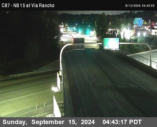 NB 15 & Via Rancho Pkwy