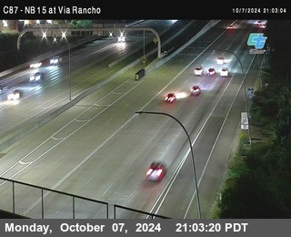 NB 15 & Via Rancho Pkwy