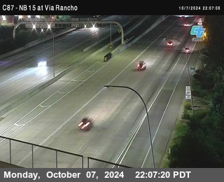 NB 15 & Via Rancho Pkwy