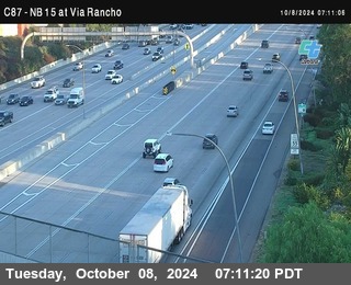 NB 15 & Via Rancho Pkwy