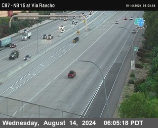 NB 15 & Via Rancho Pkwy