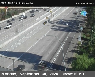 NB 15 & Via Rancho Pkwy