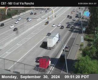 NB 15 & Via Rancho Pkwy