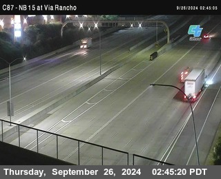 NB 15 & Via Rancho Pkwy