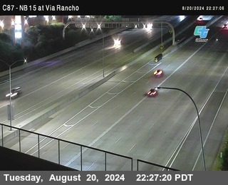 NB 15 & Via Rancho Pkwy