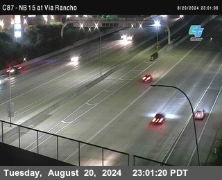 NB 15 & Via Rancho Pkwy