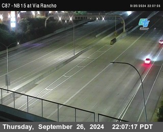 NB 15 & Via Rancho Pkwy