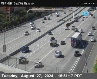 NB 15 & Via Rancho Pkwy