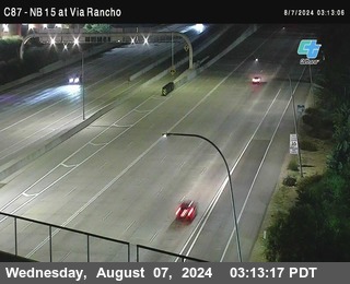 NB 15 & Via Rancho Pkwy