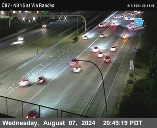 NB 15 & Via Rancho Pkwy