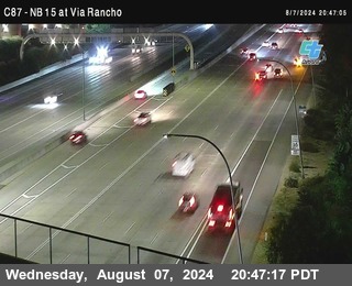 NB 15 & Via Rancho Pkwy