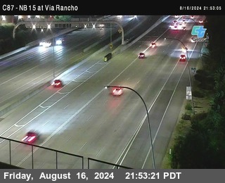 NB 15 & Via Rancho Pkwy