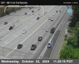 NB 15 & Via Rancho Pkwy