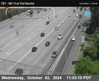 NB 15 & Via Rancho Pkwy