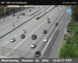 NB 15 & Via Rancho Pkwy