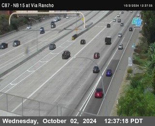 NB 15 & Via Rancho Pkwy