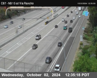 NB 15 & Via Rancho Pkwy