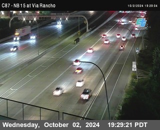 NB 15 & Via Rancho Pkwy