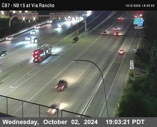 NB 15 & Via Rancho Pkwy