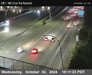 NB 15 & Via Rancho Pkwy