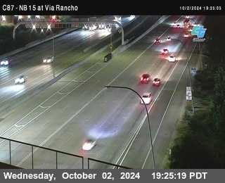 NB 15 & Via Rancho Pkwy