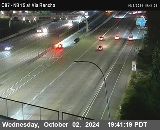 NB 15 & Via Rancho Pkwy