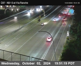 NB 15 & Via Rancho Pkwy