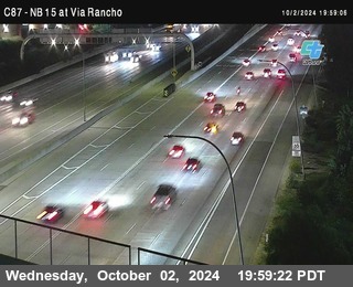 NB 15 & Via Rancho Pkwy