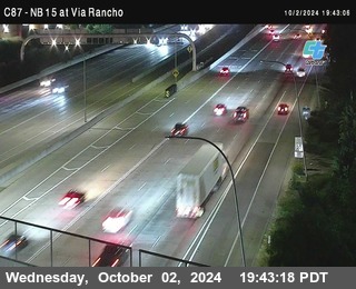 NB 15 & Via Rancho Pkwy